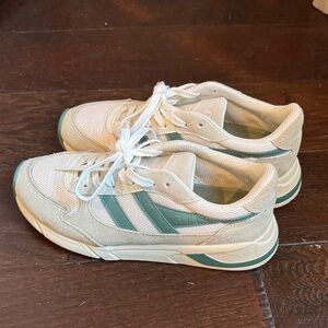 Gola White and Green Women's Sneakers